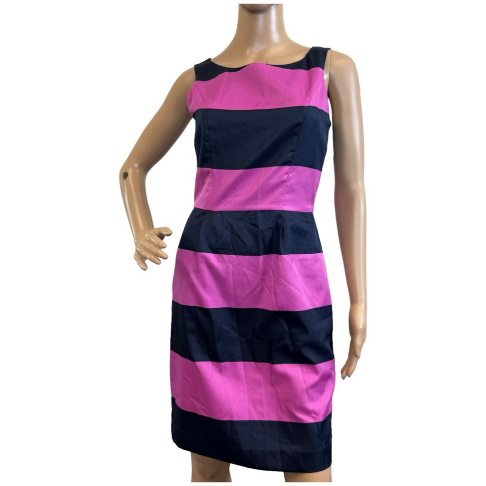 Banana Republic Pink and Navy Striped Dress size 0